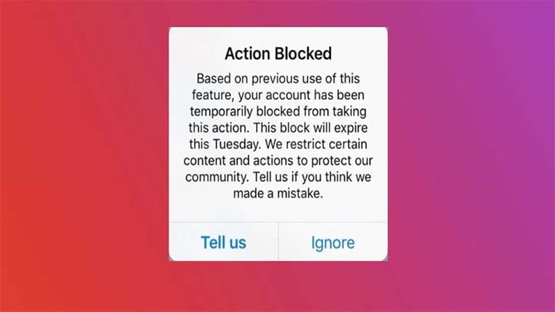 Action Blocked