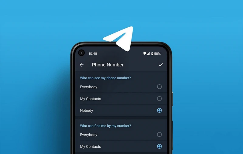 مخفی کردن شماره خود در تلگرام